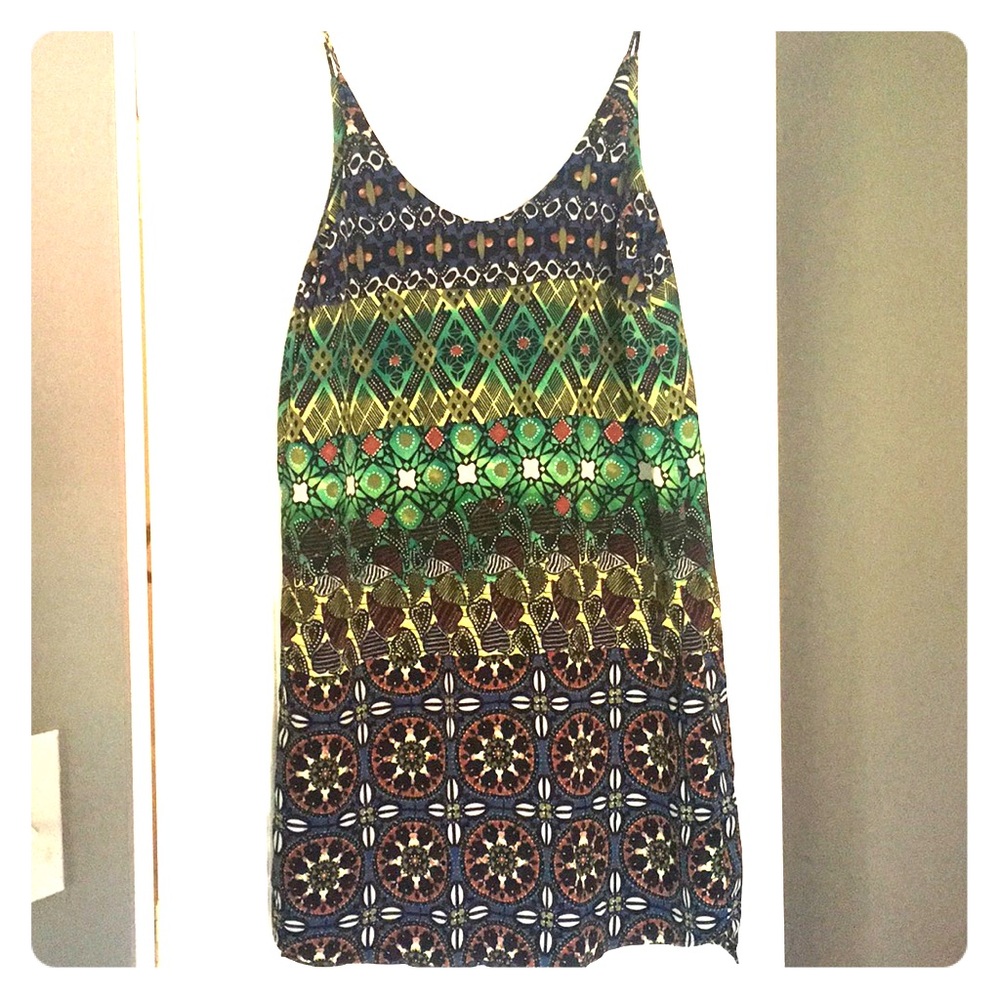 Topshop printed dress